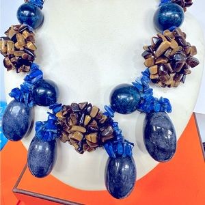 Necklaces with natural stones